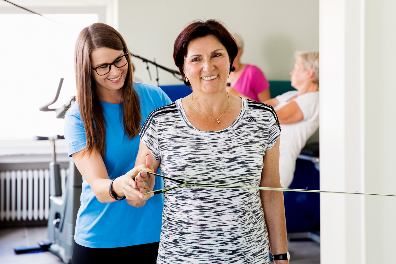 Zirkeltraining in der Seniorengymnastik