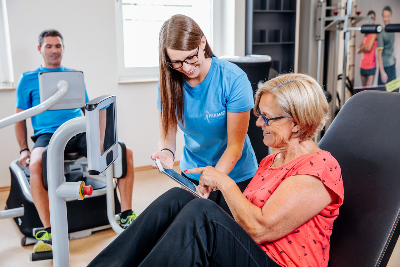 Trainingsauswertung im Egym- Zirkel